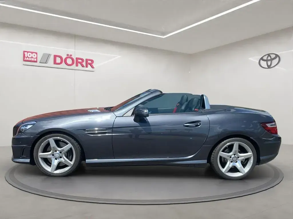 Gebraucht Mercedes SLK200 AMG 184 PS (135 kW) 2012 Tenorit grey  metallic paint Cabrio