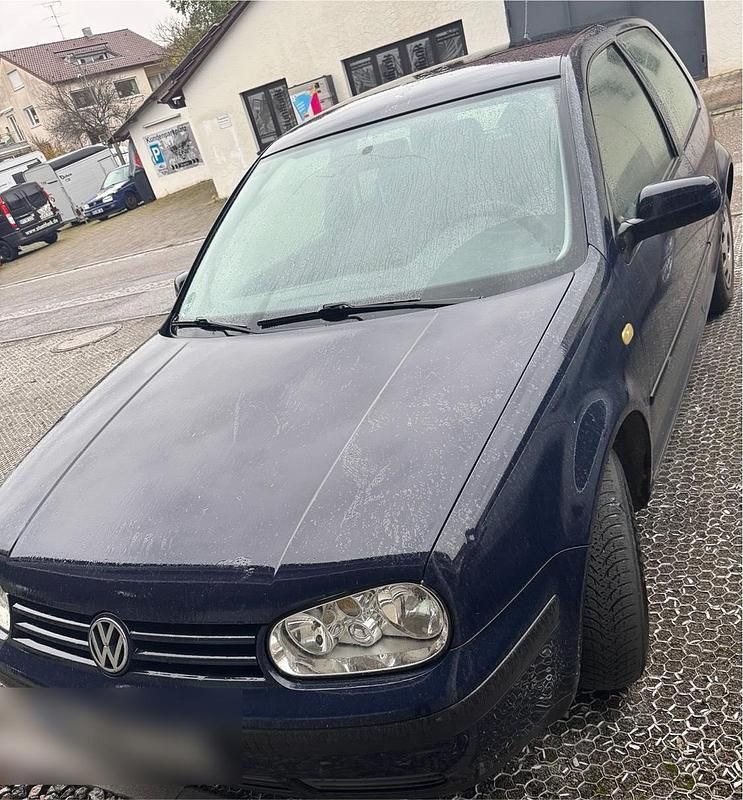 Blau Gebraucht 1999 VW Golf IV Limousine | 500 € (Superpreis) - Bild 1/4