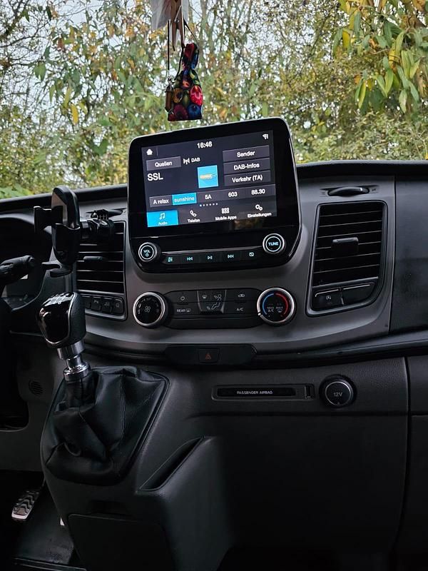 Gebraucht Ford Transit Custom 105 PS (77 kW) 2021 Weiß Van / Kleinbus