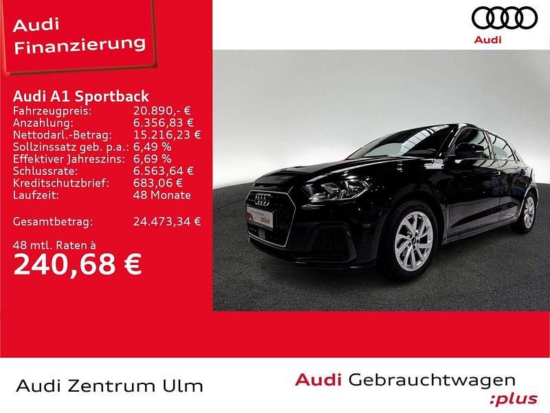 Mythosschwarz metallic Gebraucht 2024 Audi A1 Advanced Plus Kleinwagen | 20.890 € (Fairer Preis) - Bild 1/4