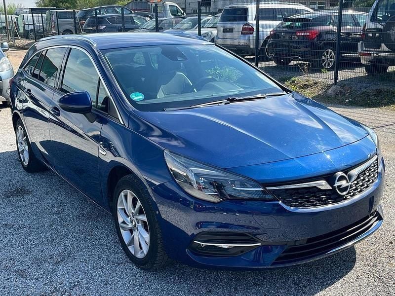Blau Gebraucht 2020 Opel Astra Elegance Kombi | 9.780 € (Superpreis) - Bild 1/4