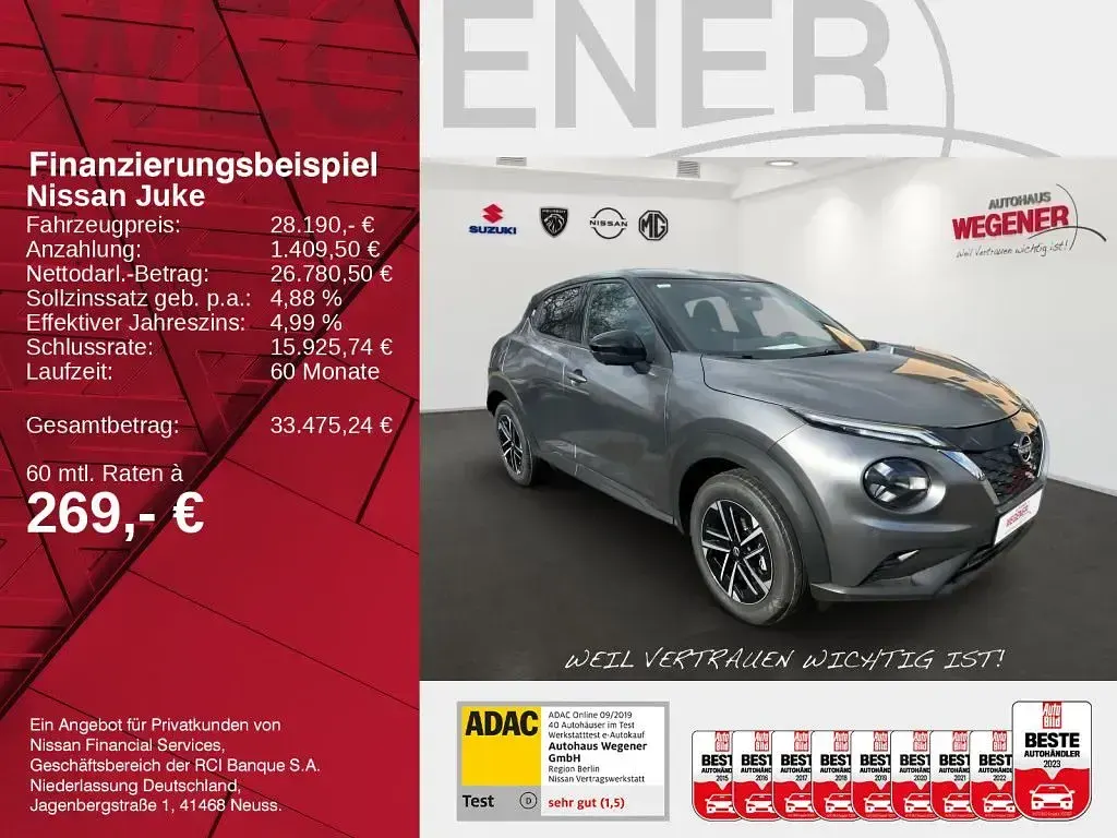 Neu Nissan Juke N-Connecta 143 PS (105 kW) 2026 Dark grey/black SUV