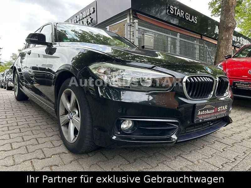 Schwarz Gebraucht 2016 BMW 116 Sport Line Kleinwagen | 13.990 € (Guter Preis) - Bild 1/4