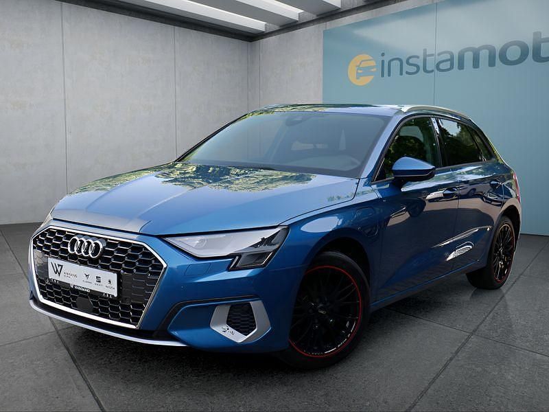 Blau Gebraucht 2021 Audi A3 e-tron Kleinwagen | 22.949 € (Fairer Preis) - Bild 1/4