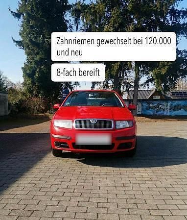 Gebraucht Skoda Fabia 75 PS (55 kW) 2007 Rot Kleinwagen