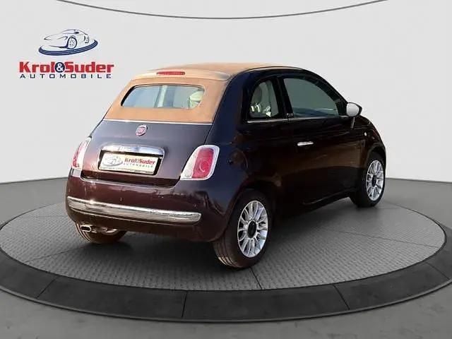 Usata Fiat 500C 95 CV (69 kW) 2013 Viola Cabrio
