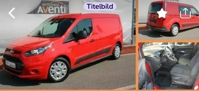 Gebraucht Ford Transit Connect Trend 120 PS (88 kW) 2016 Rot Van / Kleinbus