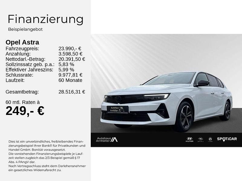 Gebraucht Opel Astra 131 PS (96 kW) 2024 Weiß Kombi