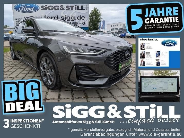 Magneticgrau (metallic) Gebraucht 2024 Ford Focus ST-Line Kombi | 24.750 € (Guter Preis) - Bild 1/4