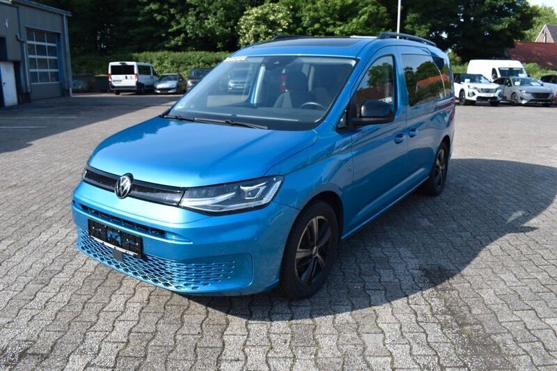 Blau Gebraucht 2021 VW Caddy Maxi California Van / Kleinbus | 34.900 € (Fairer Preis) - Bild 1/4