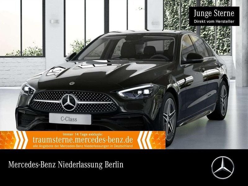 Schwarz Gebraucht 2025 Mercedes C220 AMG Limousine | 42.990 € (Fairer Preis) - Bild 1/3