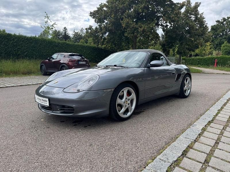 Grau Gebraucht 2003 Porsche Boxster S Sport Cabrio | 15.490 € (Fairer Preis) - Bild 1/4