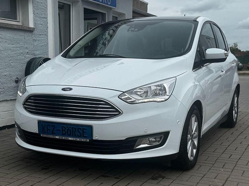 Weiß Gebraucht 2018 Ford C-MAX Titanium Van / Kleinbus | 10.900 € (Fairer Preis) - Bild 1/4