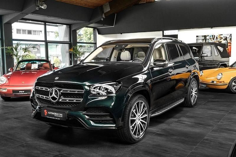 Smaragdgrün (metallic) Gebraucht 2020 Mercedes GLS580 AMG line SUV | 75.900 € (Fairer Preis) - Bild 1/4