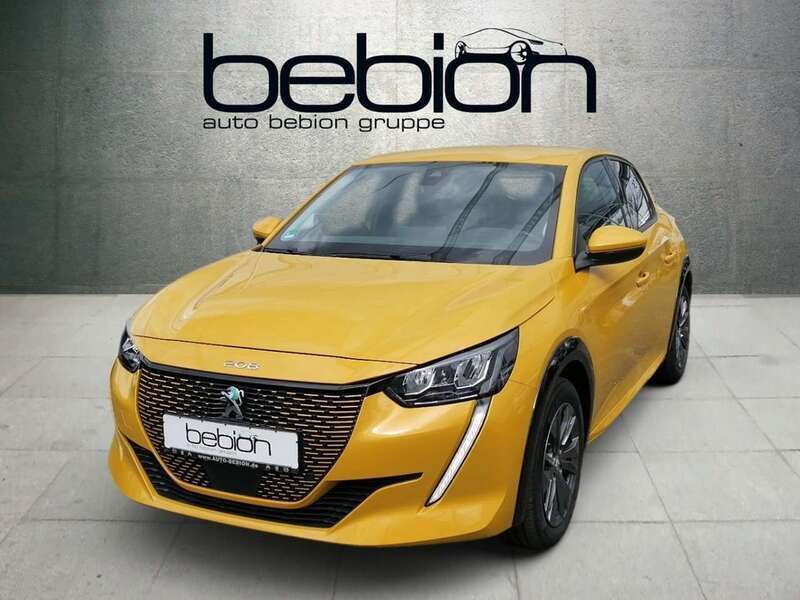 Gelb Gebraucht 2021 Peugeot e-208 Allure Kleinwagen | 16.880 € (Fairer Preis) - Bild 1/4