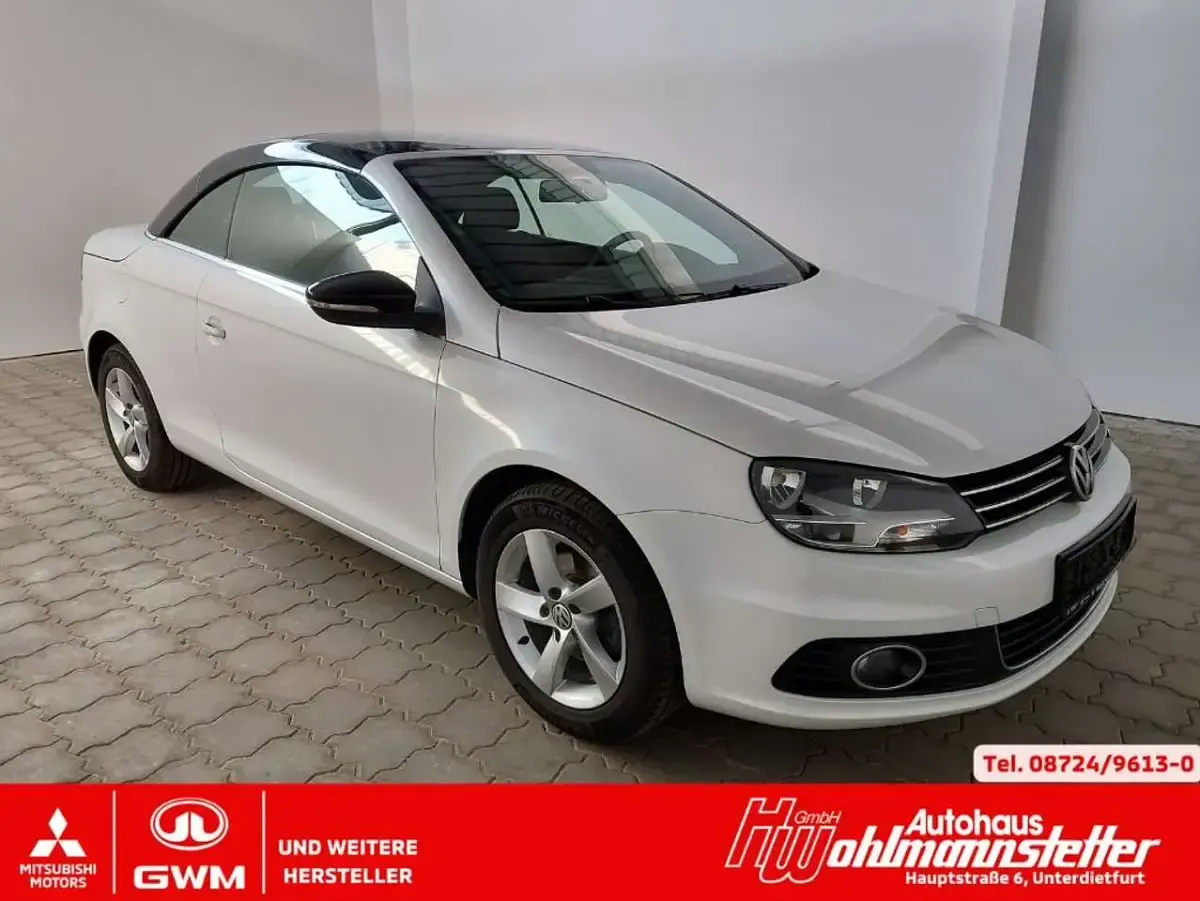 Usata VW Eos 122 CV (89 kW) 2014 Bianco Cabrio