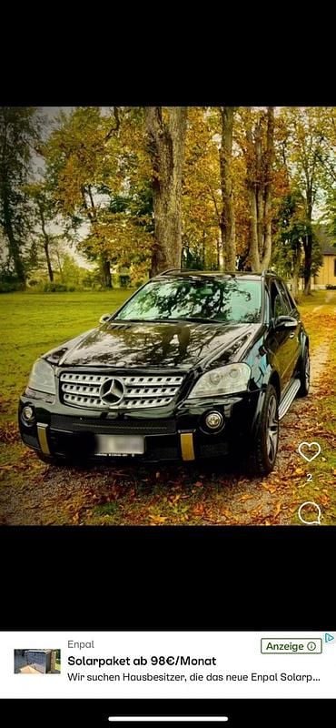 Schwarz Gebraucht 2007 Mercedes ML420 AMG SUV | 11.000 € - Bild 1/4