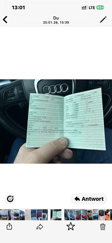 Gebraucht Audi A4 116 PS (85 kW) 2007 Schwarz Kombi