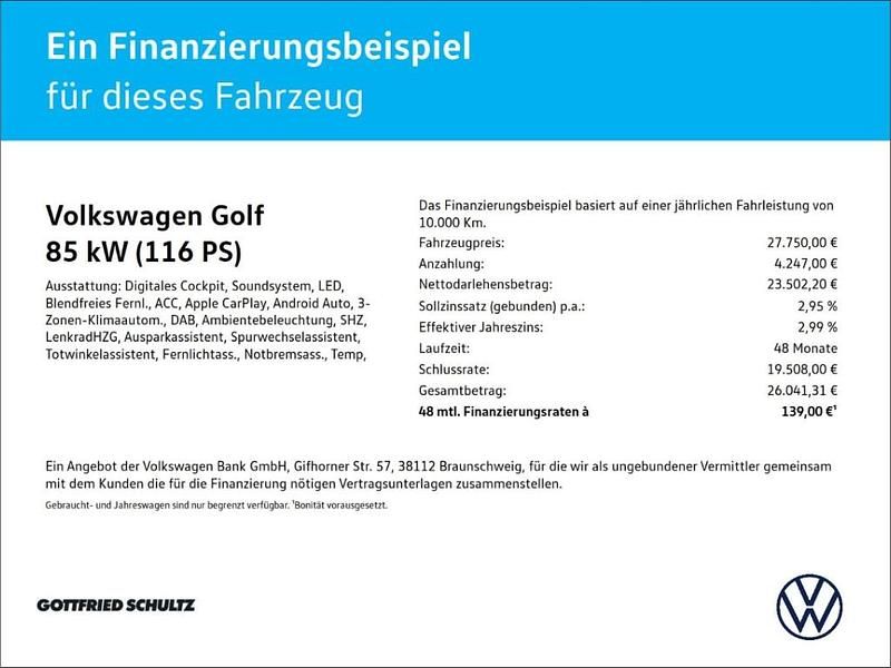 Usata VW Golf VIII 116 CV (85 kW) 2025 Nero Berlina