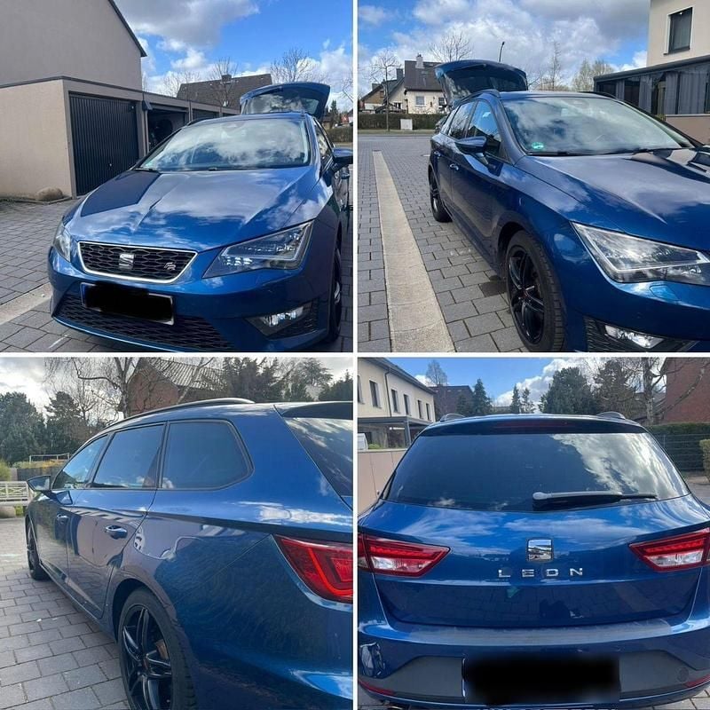 Usado Seat Leon ST FR 179 HP (131 kW) 2015 Azul Carrinha