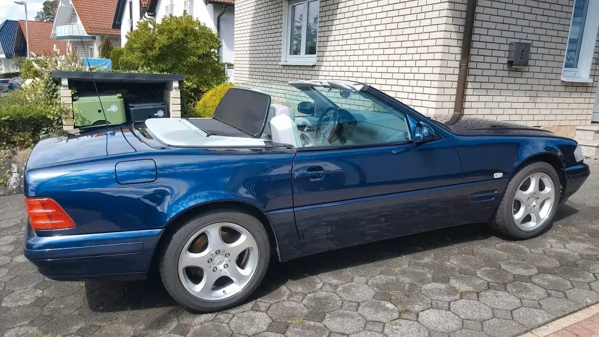 Gebraucht Mercedes SL320 224 PS (164 kW) 2000 Blau Cabrio
