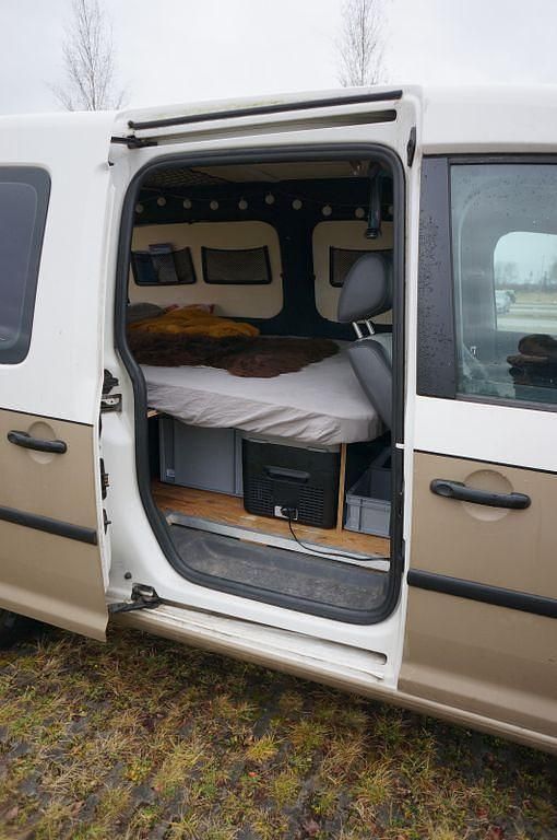 Gebraucht VW Caddy Maxi 102 PS (75 kW) 2011 Weiß Van / Kleinbus