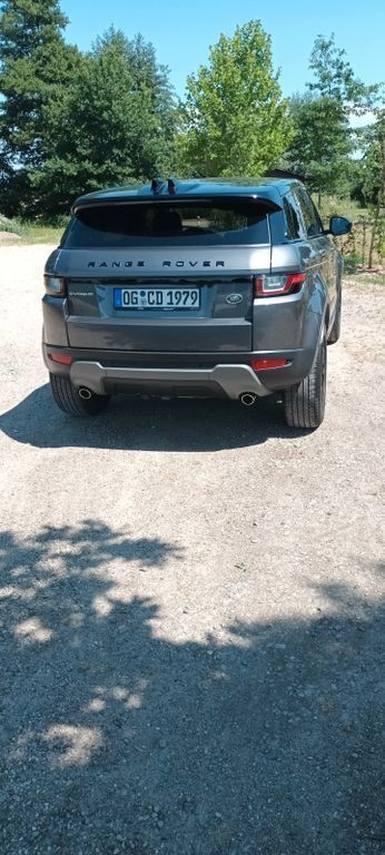 Grau Gebraucht 2018 Land Rover Range Rover evoque SE SUV | 22.999 € - Bild 1/4