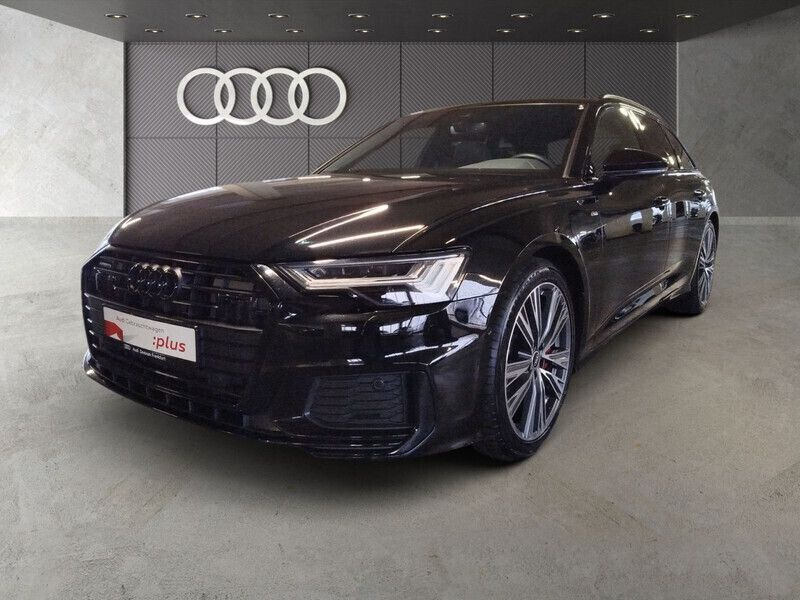Mythosschwarz metallic/mythoss Gebraucht 2022 Audi A6 S-Line Kombi | 49.850 € (Teuer) - Bild 1/3