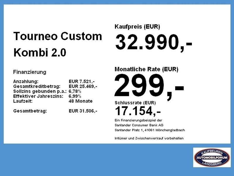 Obsidianschwarz metallic Gebraucht 2022 Ford Tourneo Kombi | 32.990 € (Fairer Preis) - Bild 1/1