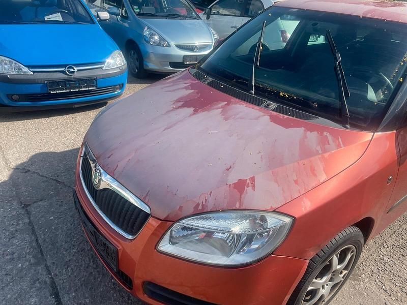 Gebraucht Skoda Fabia 85 PS (62 kW) 2008 Rot Kleinwagen