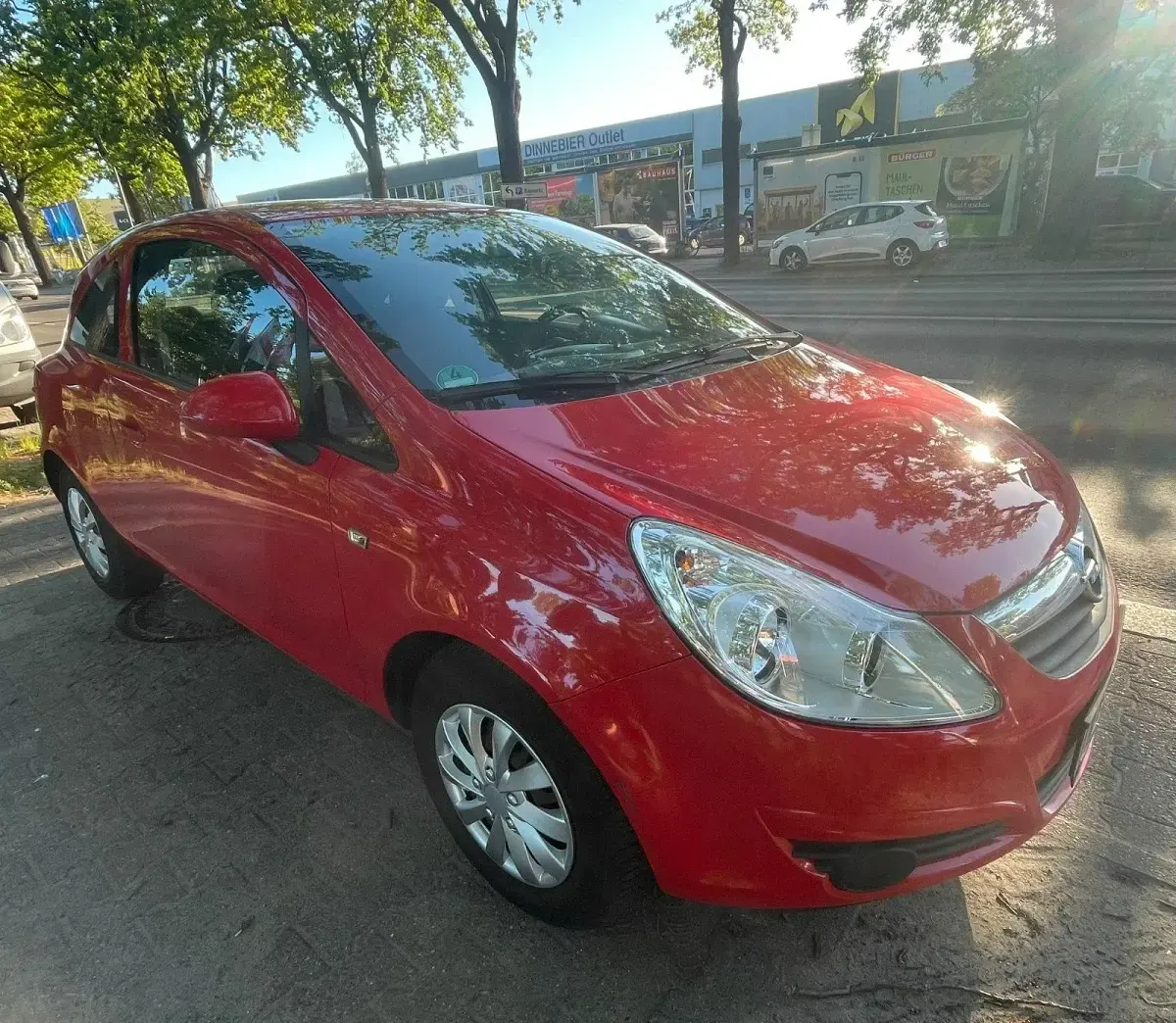 Gebraucht Opel Corsa 70 PS (51 kW) 2008 Rot Kleinwagen