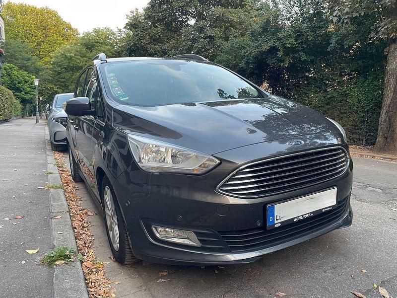 Grau Gebraucht 2016 Ford Grand C-Max Titanium Van / Kleinbus | 6.400 € - Bild 1/4