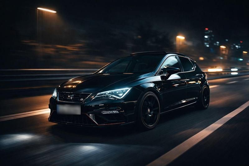 Second-hand Seat Leon FR 190 CP (139 kW) 2018 Negru Berlinǎ
