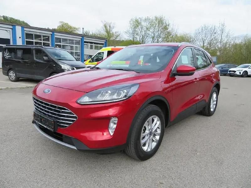 Lucidrot metallic Gebraucht 2022 Ford Kuga Titanium SUV | 25.750 € (Fairer Preis) - Bild 1/4