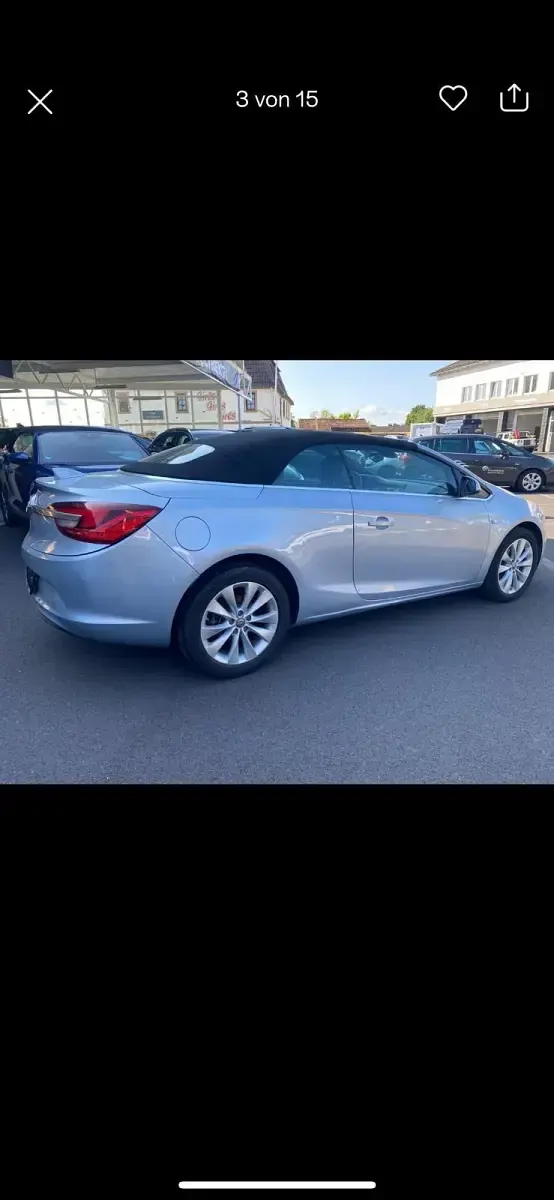 Gebraucht Opel Cascada Edition 140 PS (102 kW) 2015 Blau Cabrio