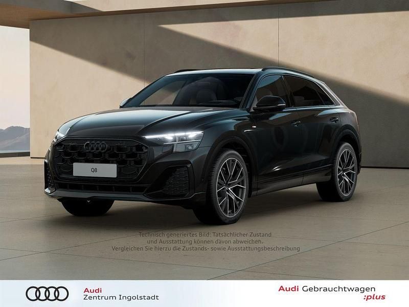 Mythosschwarz metallic Gebraucht 2025 Audi Q8 S-Line SUV | 75.890 € (Fairer Preis) - Bild 1/3