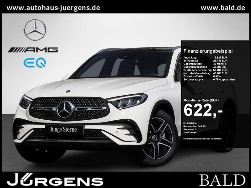 Weiss polarweiss Gebraucht 2024 Mercedes GLC300 AMG SUV | 65.660 € (Fairer Preis) - Bild 1/4