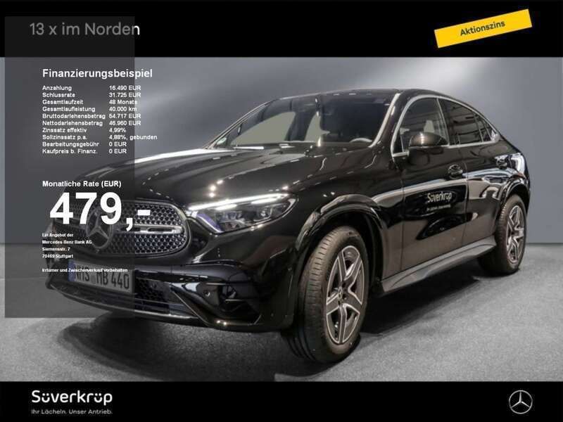 Schwarz Gebraucht 2024 Mercedes GLC200 AMG SUV | 59.950 € (Etwas zu teuer) - Bild 1/4