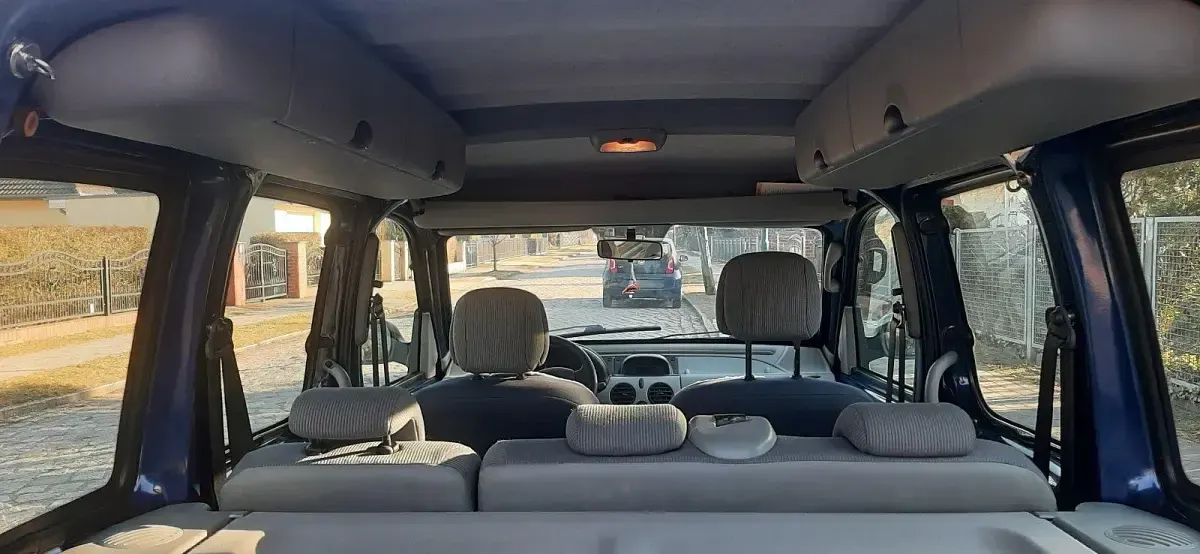 Gebraucht Renault Kangoo Expression 95 PS (69 kW) 2002 Blau Van / Kleinbus