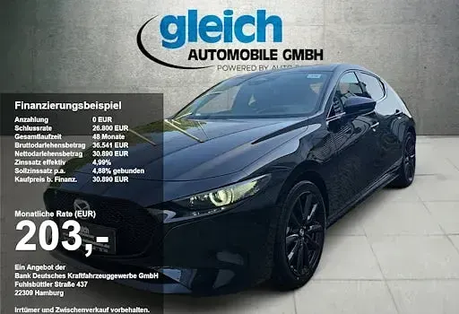 Gebraucht Mazda 3 Takumi-Line 186 PS (136 kW) 2025 Schwarz Kleinwagen