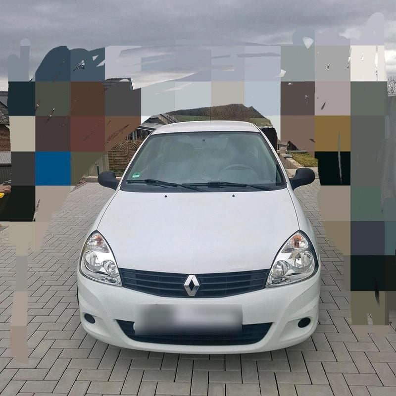 Gebraucht Renault Clio II 58 PS (42 kW) 2009 Weiß Kleinwagen