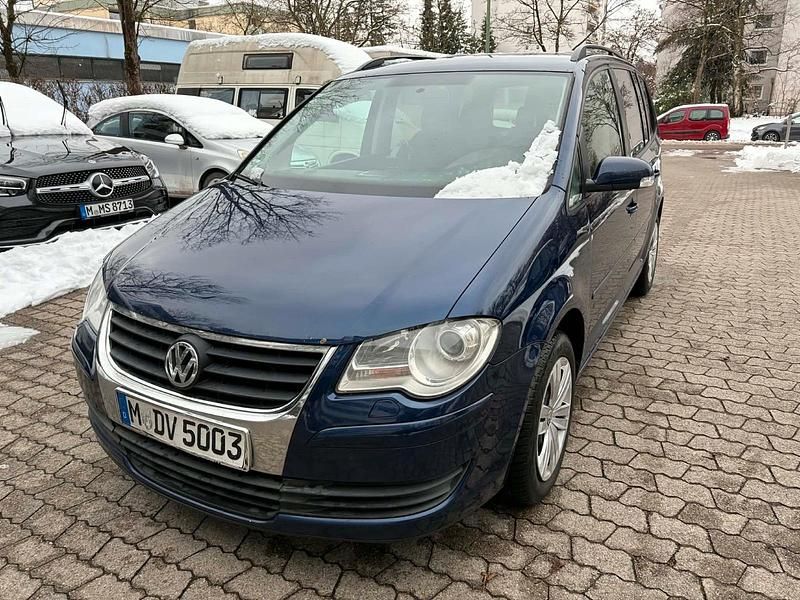 Gebraucht VW Touran 140 PS (102 kW) 2008 Blau Van / Kleinbus