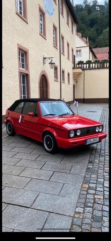 Rot Gebraucht 1991 VW Golf Cabriolet Cabrio | 14.490 € - Bild 1/4