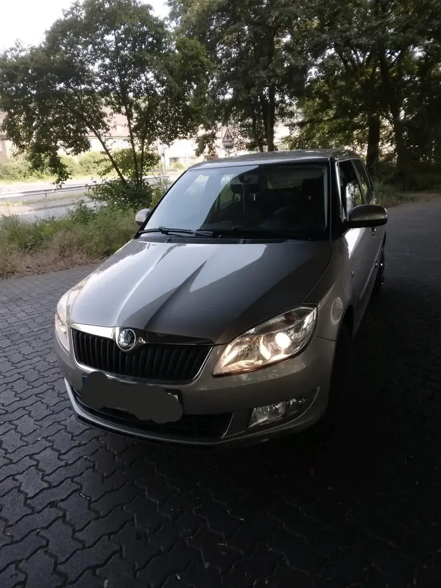 Gebraucht Skoda Fabia 69 PS (50 kW) 2011 Beige Kleinwagen