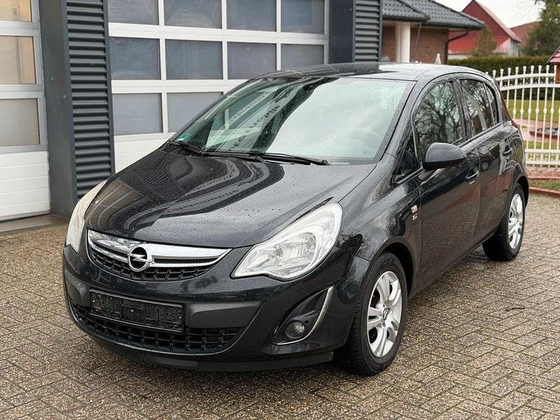 Gebraucht Opel Corsa Edition 87 PS (63 kW) 2012 Schwarz Kleinwagen
