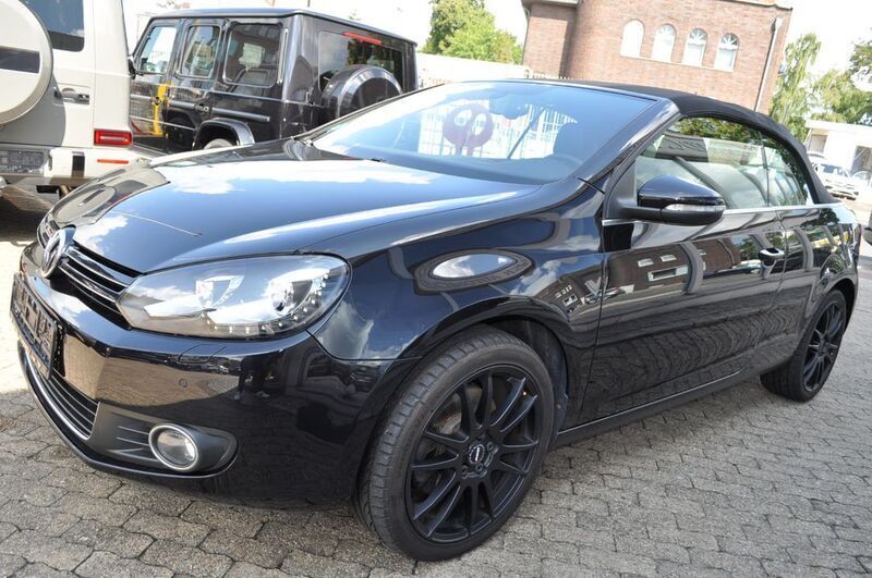 Schwarz Gebraucht 2011 VW Golf Cabriolet Highline Cabrio | 10.950 € (Fairer Preis) - Bild 1/4