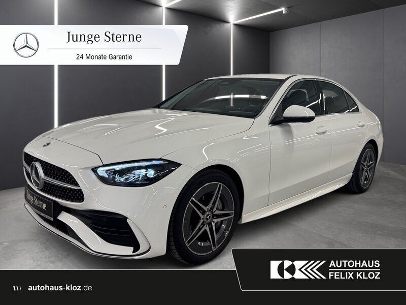 Weiß Gebraucht 2024 Mercedes C300 AMG Limousine | 47.400 € (Fairer Preis) - Bild 1/4