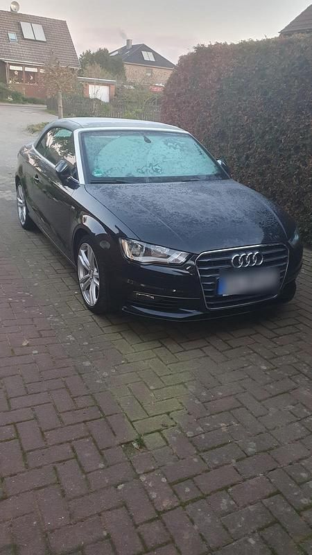 Schwarz Gebraucht 2014 Audi A3 Cabriolet S-Line Cabrio | 10.900 € (Guter Preis) - Bild 1/4
