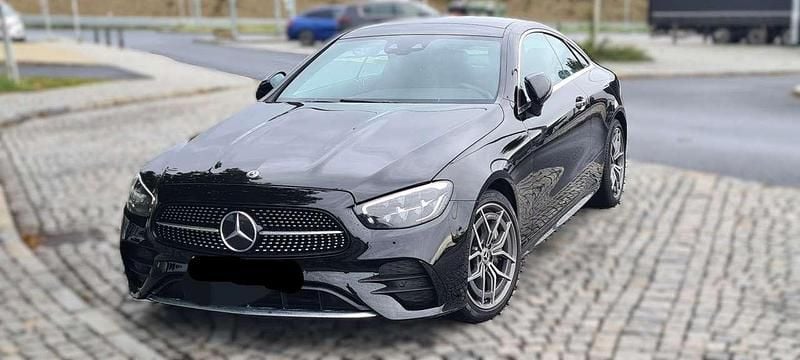Schwarz Gebraucht 2021 Mercedes E450 AMG line Coupé | 39.700 € (Guter Preis) - Bild 1/4