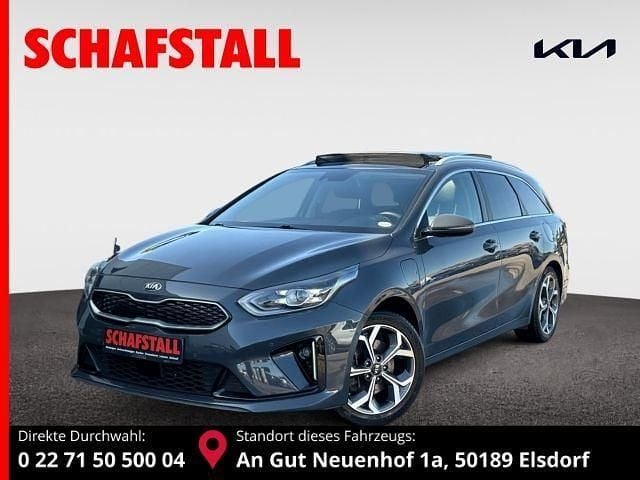 Grau ((h8g) pentametal met.) Gebraucht 2021 Kia Ceed Sportswagon Platinum Edition Kombi | 19.979 € (Fairer Preis) - Bild 1/3
